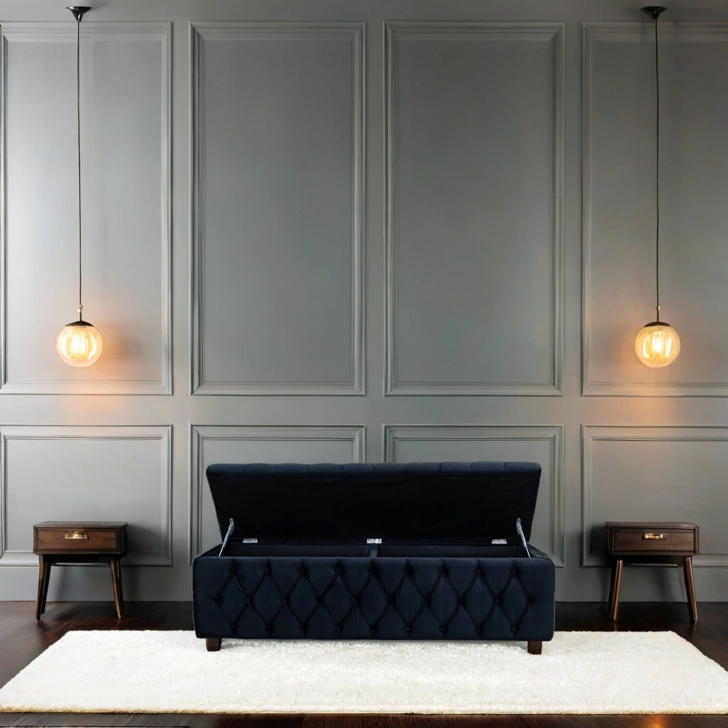 Windsor Diamond Tufted Ottoman – Chesterfield Edition