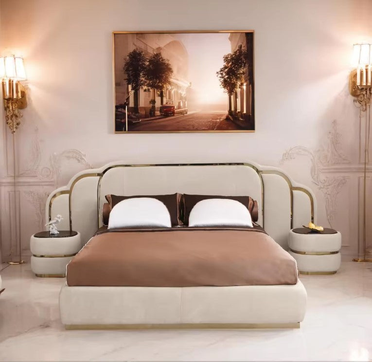Cairo Gold Trim Bed