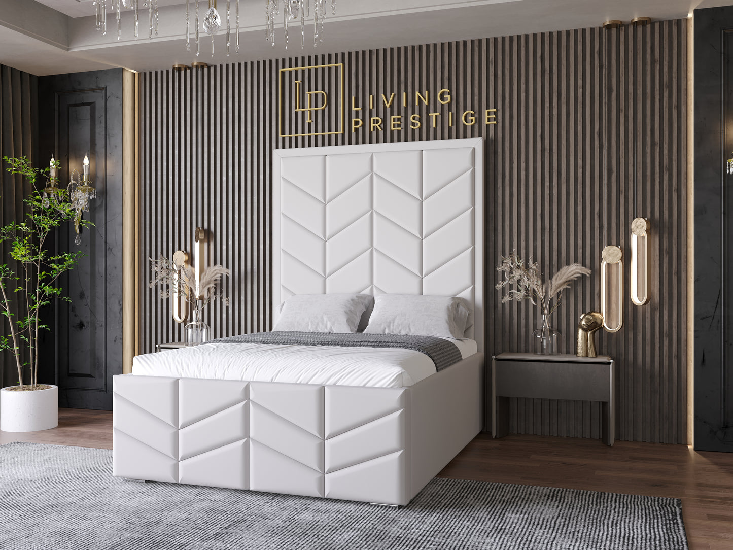 Osaka High Headboard Bed