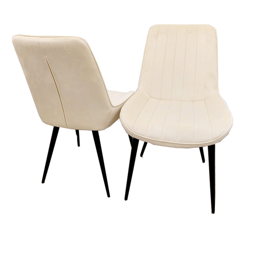 PROMO 4 x Dido Dining Chairs in Cream