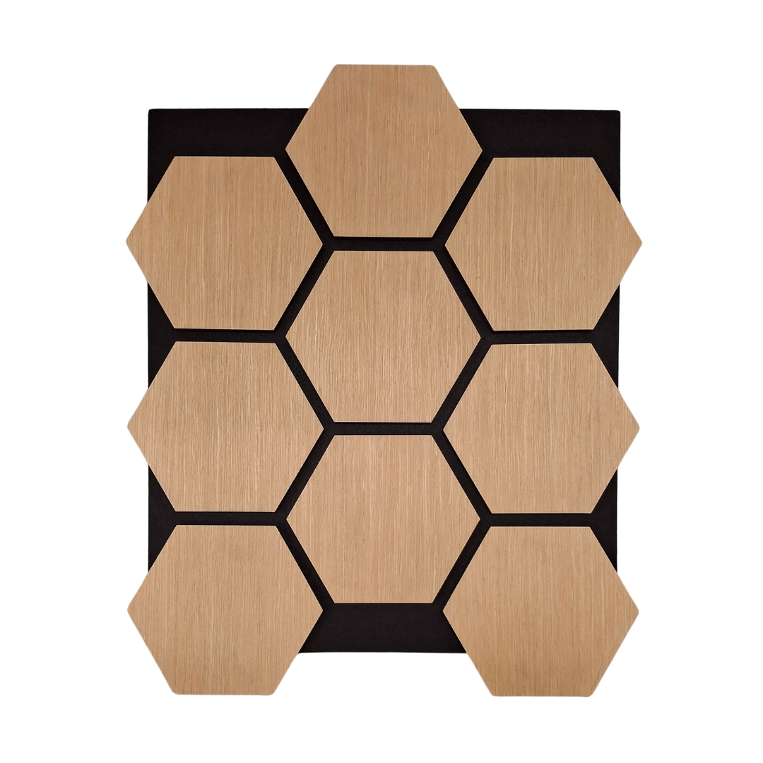 PROMO Hexagon Wood Acoustic Wall Panels
