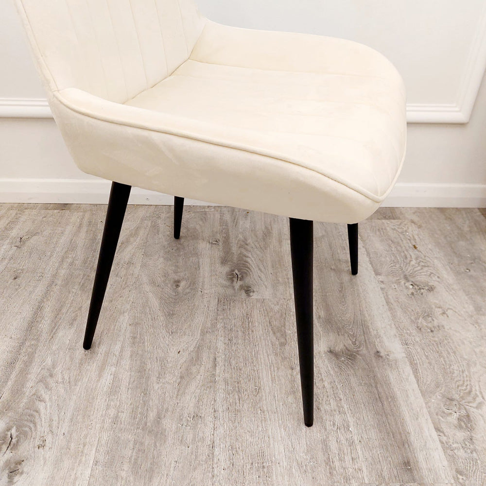 PROMO 4 x Dido Dining Chairs in Cream