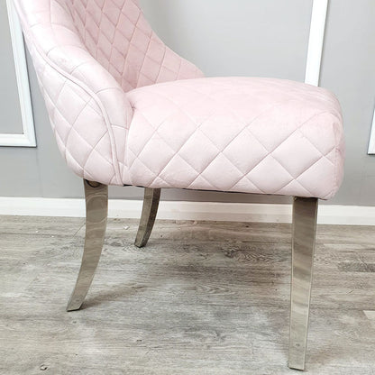 PROMO 4 x Kate Dining Chairs in Pink