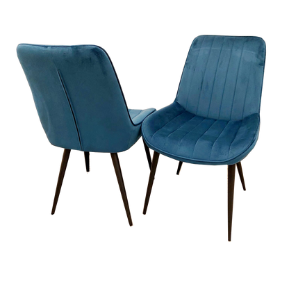 PROMO 4 x Dido Dining Chairs in Navy Blue
