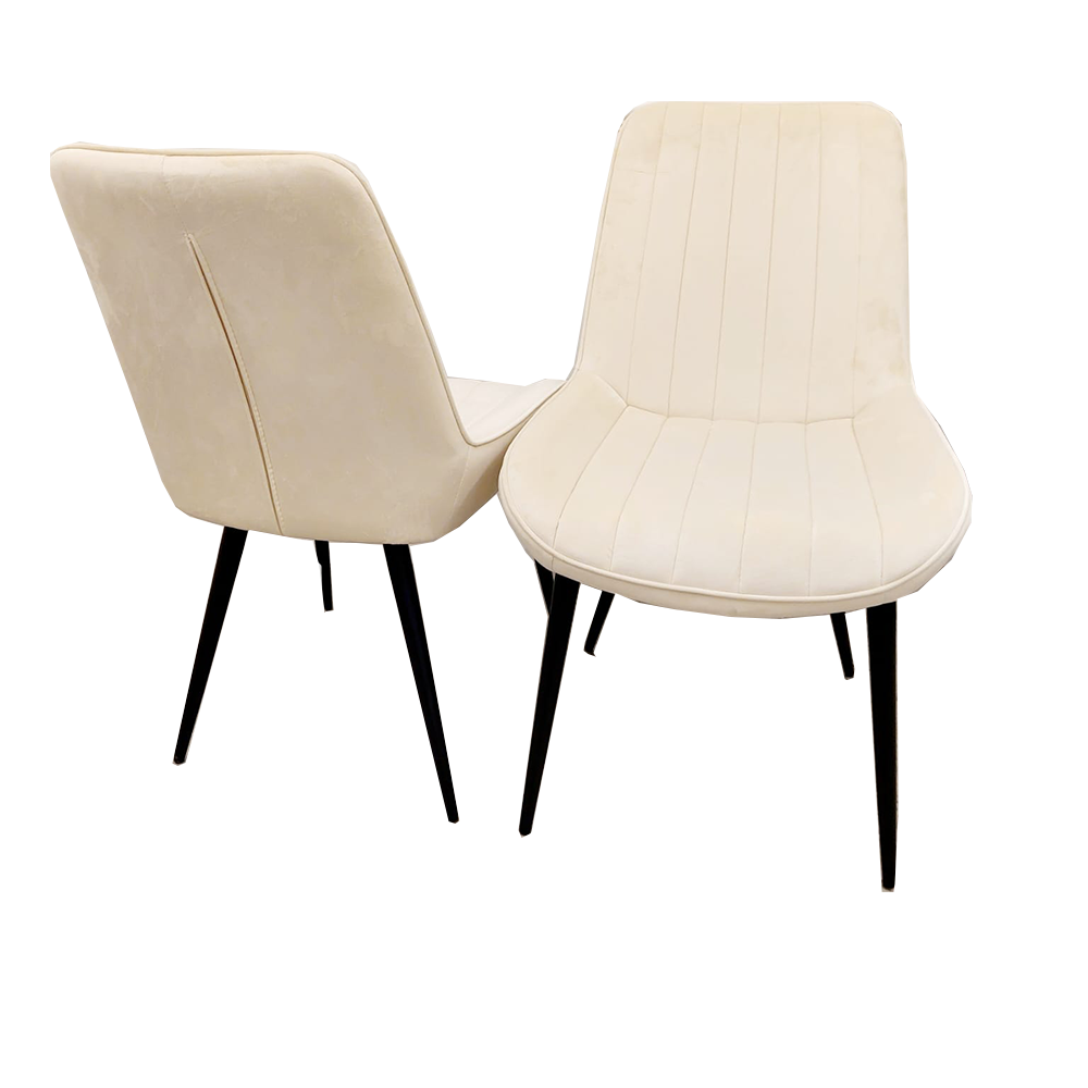 PROMO 4 x Dido Dining Chairs in Cream