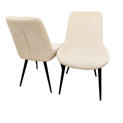 PROMO 4 x Dido Dining Chairs in Cream