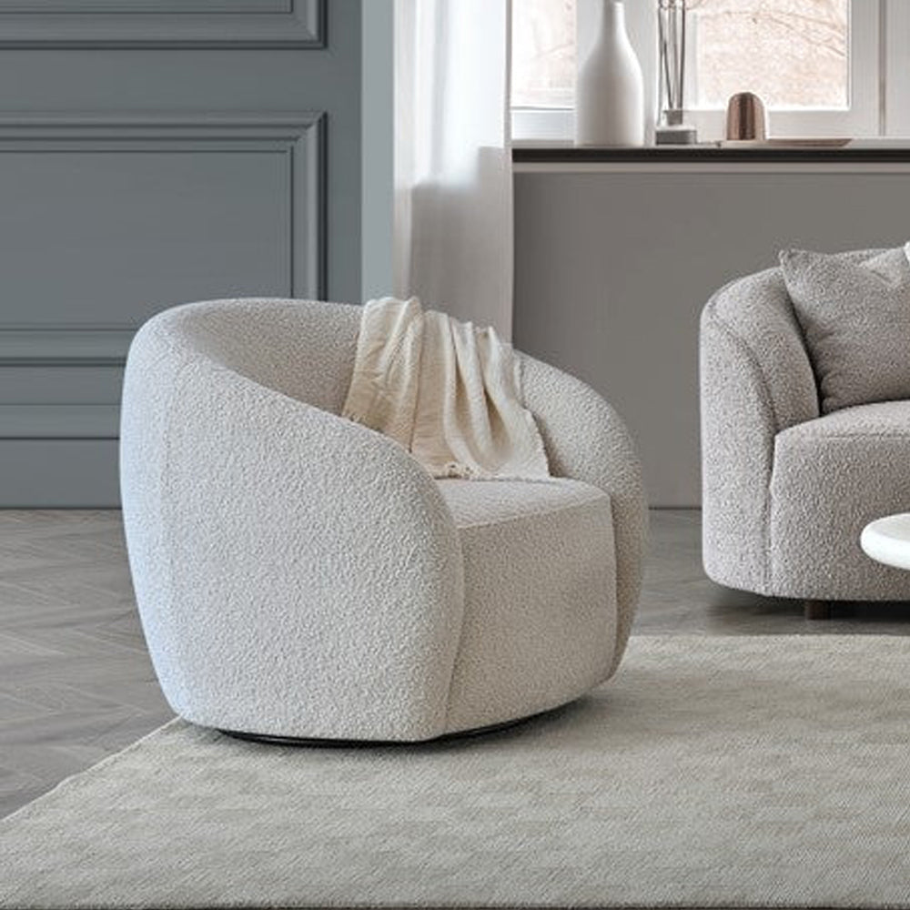 Aluxo Nolita Boucle Accent Chair