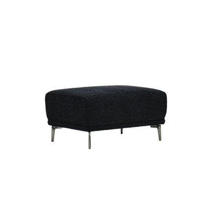 Aluxo Albany Sofa Range in Black Lux Boucle Fabric