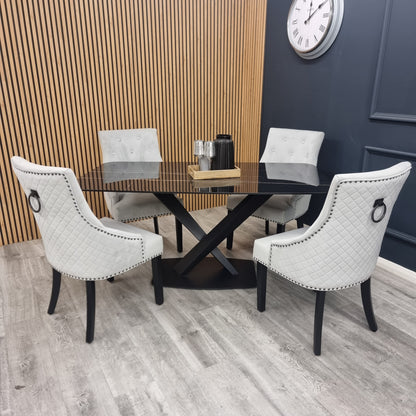 PROMO Bentley Black Leg Dining Chair