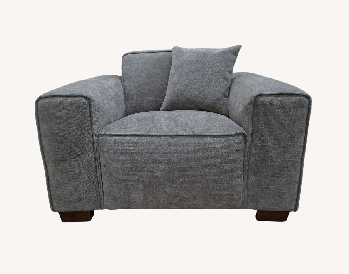 Aluxo Dakota Sofa Range in Charcoal Boucle