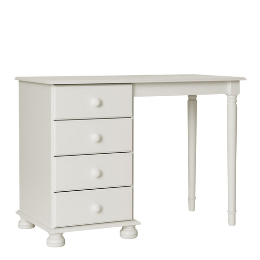 Copenhagen Single Dressing Table in White