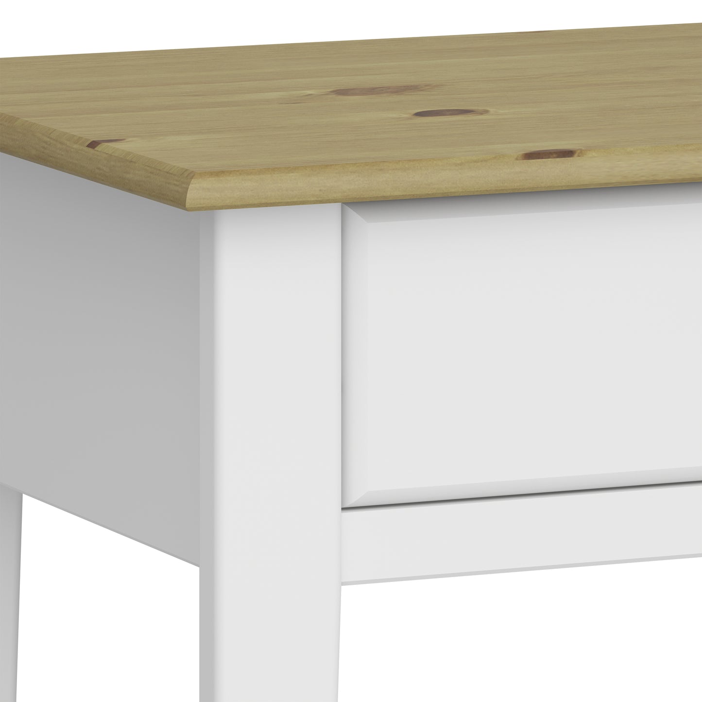 Nola Hall Table White & Pine