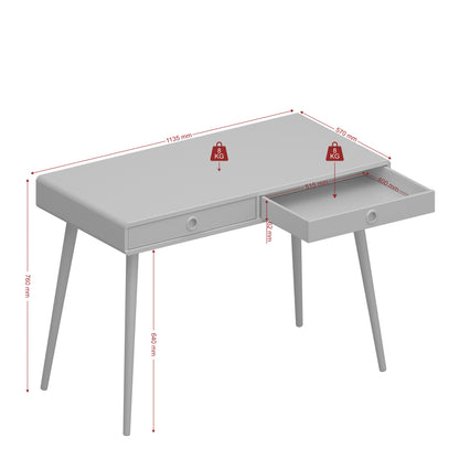 Softline Standard Desk Off White