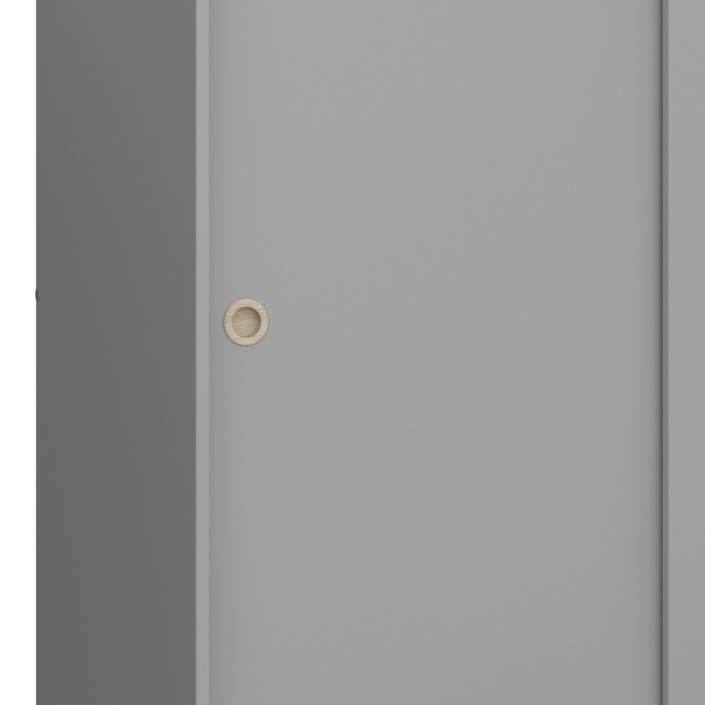 Softline Sliding 2 Dr Wardrobe Grey