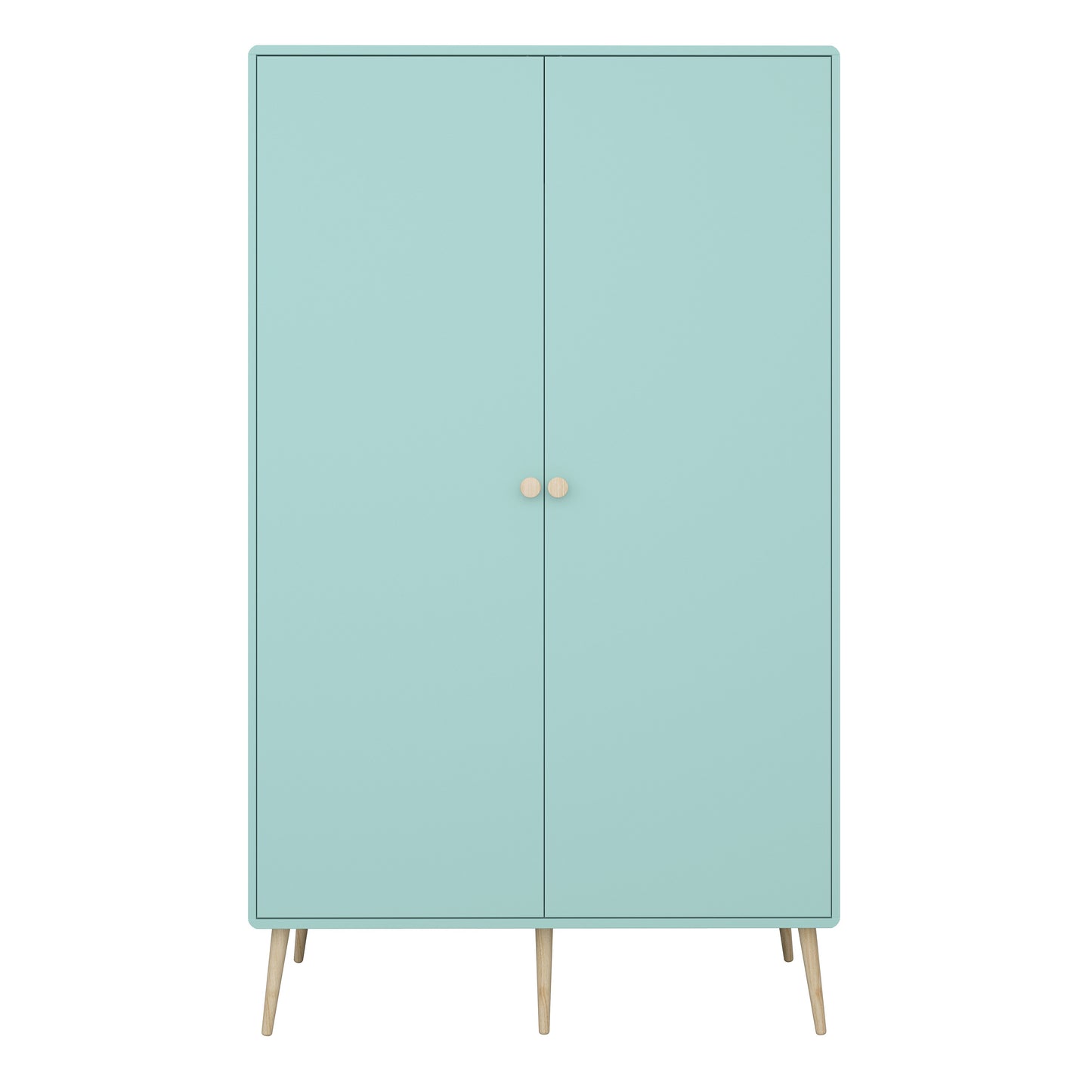 Gaia Wardrobe 2 Doors in Cool Mint