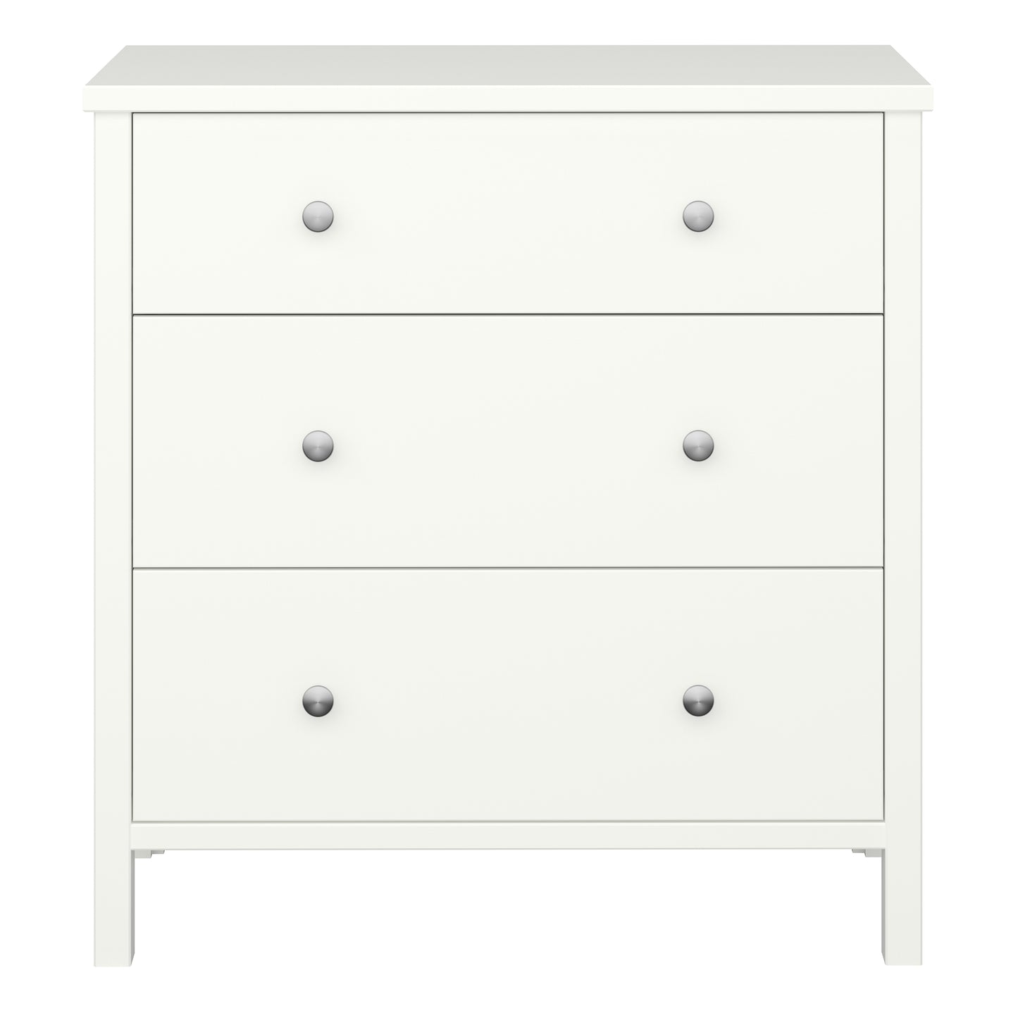 Tromso 3 Drawer Chest Off White