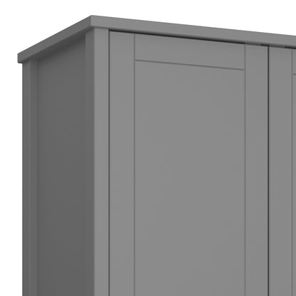 Tromso 3 Door Robe Grey