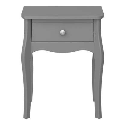 Baroque Nightstand Grey