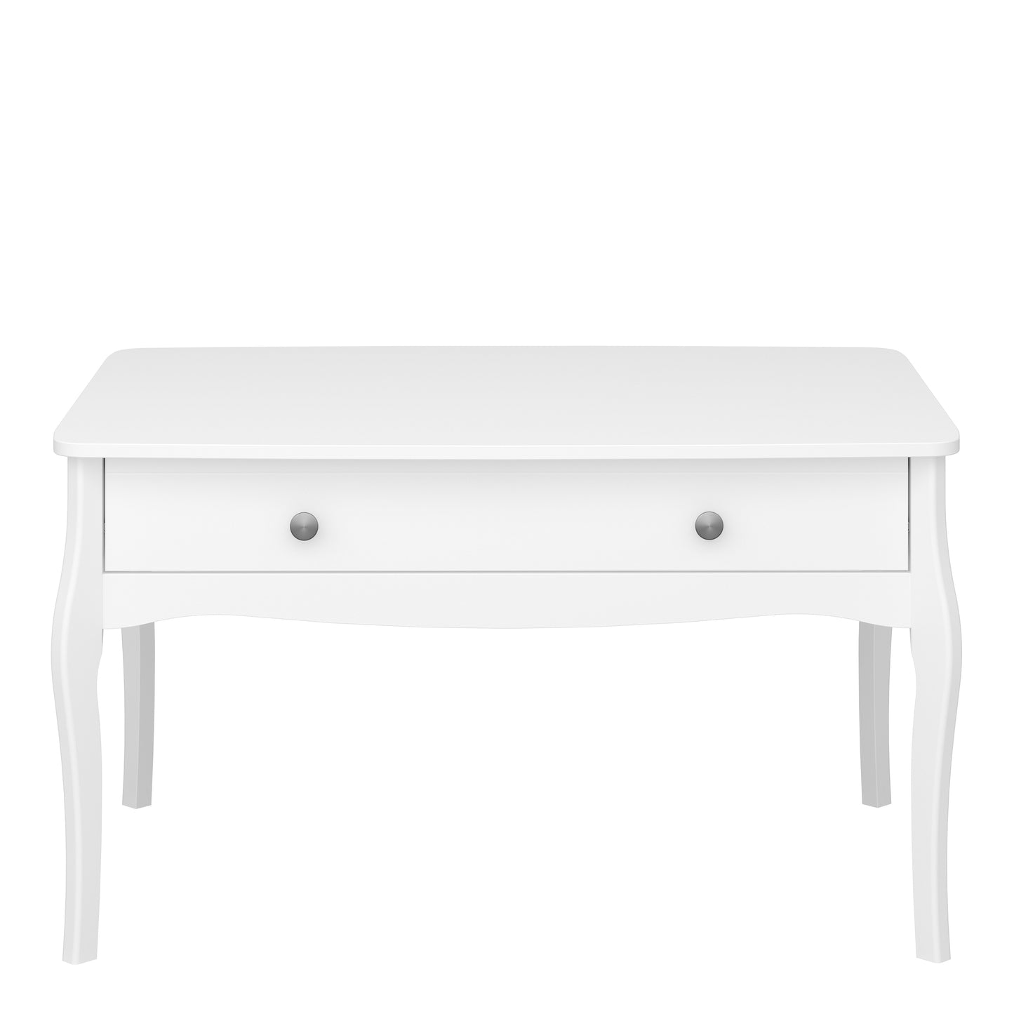 Baroque Coffee Table 2 Drw Pure White