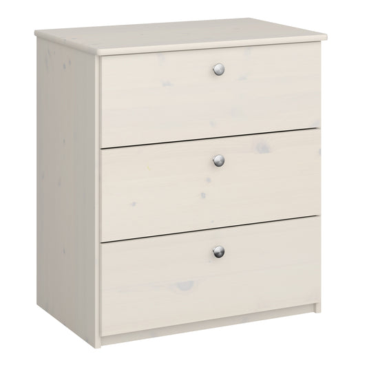 Steens for Kids 3 Drawer Chest White Washed