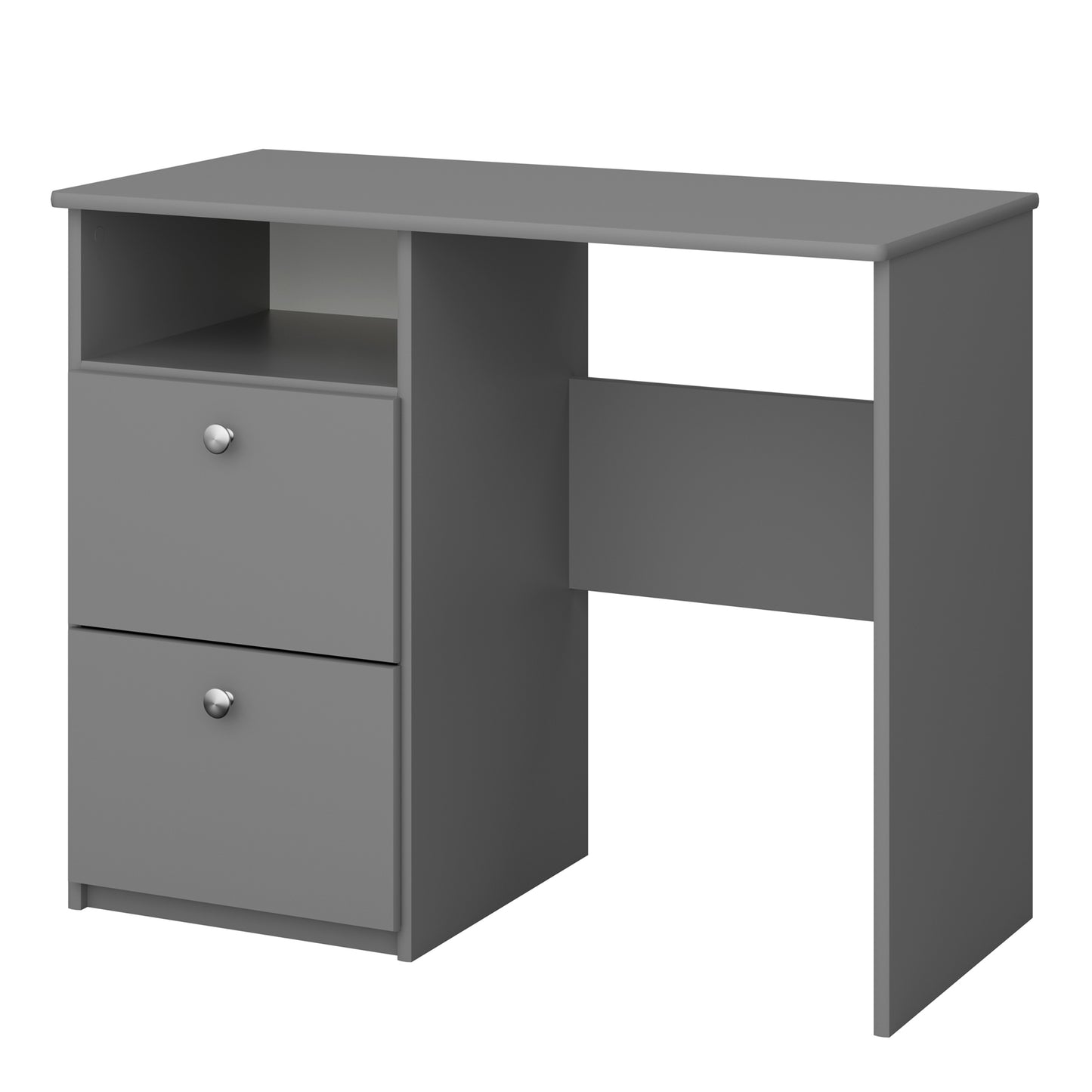 Memphis Desk 2 Drawers in Folkestone Grey