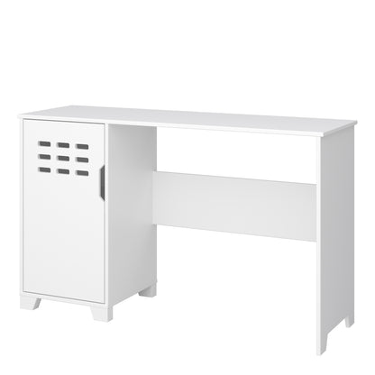 Loke Desk 1 Door in Pure White