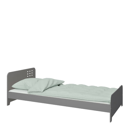 Loke Bed 90x200 cm in Folkestone Grey