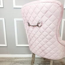 Kate Dining Chair ALL COLOURS with Chrome Clasp Quilted Back