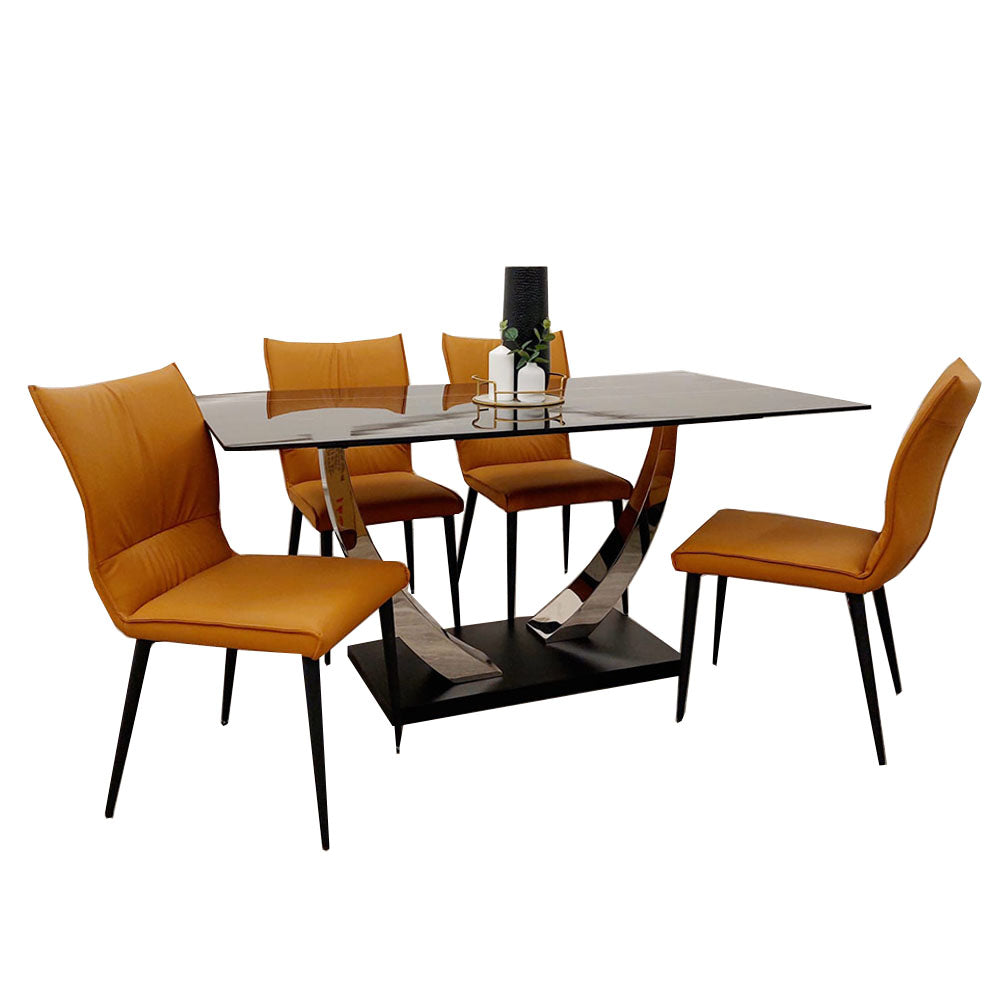 PROMO Venus Dining Table with 4 Flora Chairs