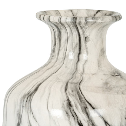 Marble Squat Vase