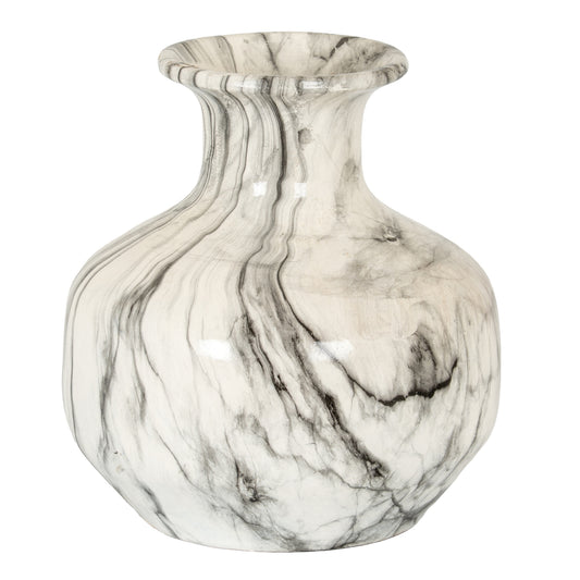 Marble Squat Vase