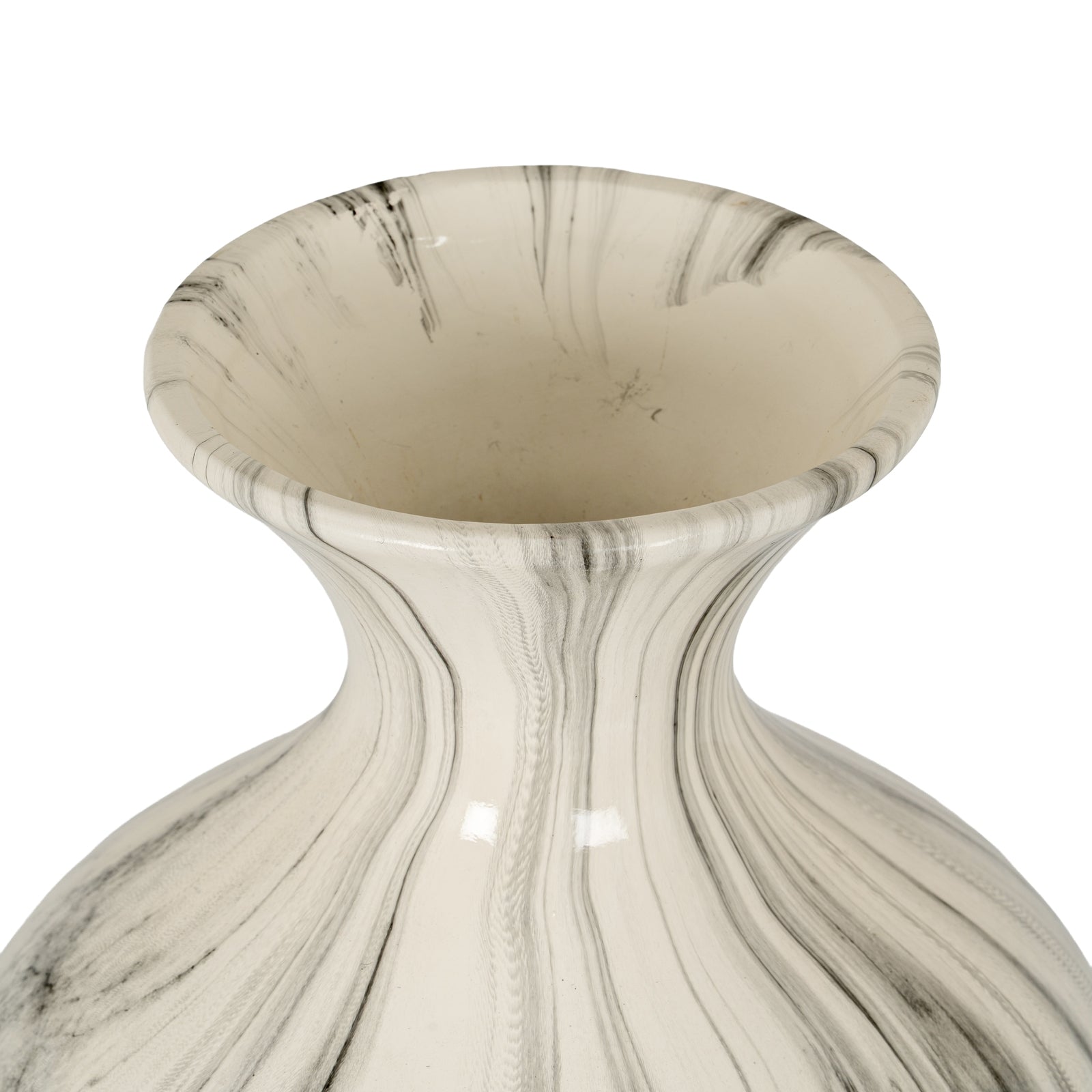 Marble Ellipse Large Vase