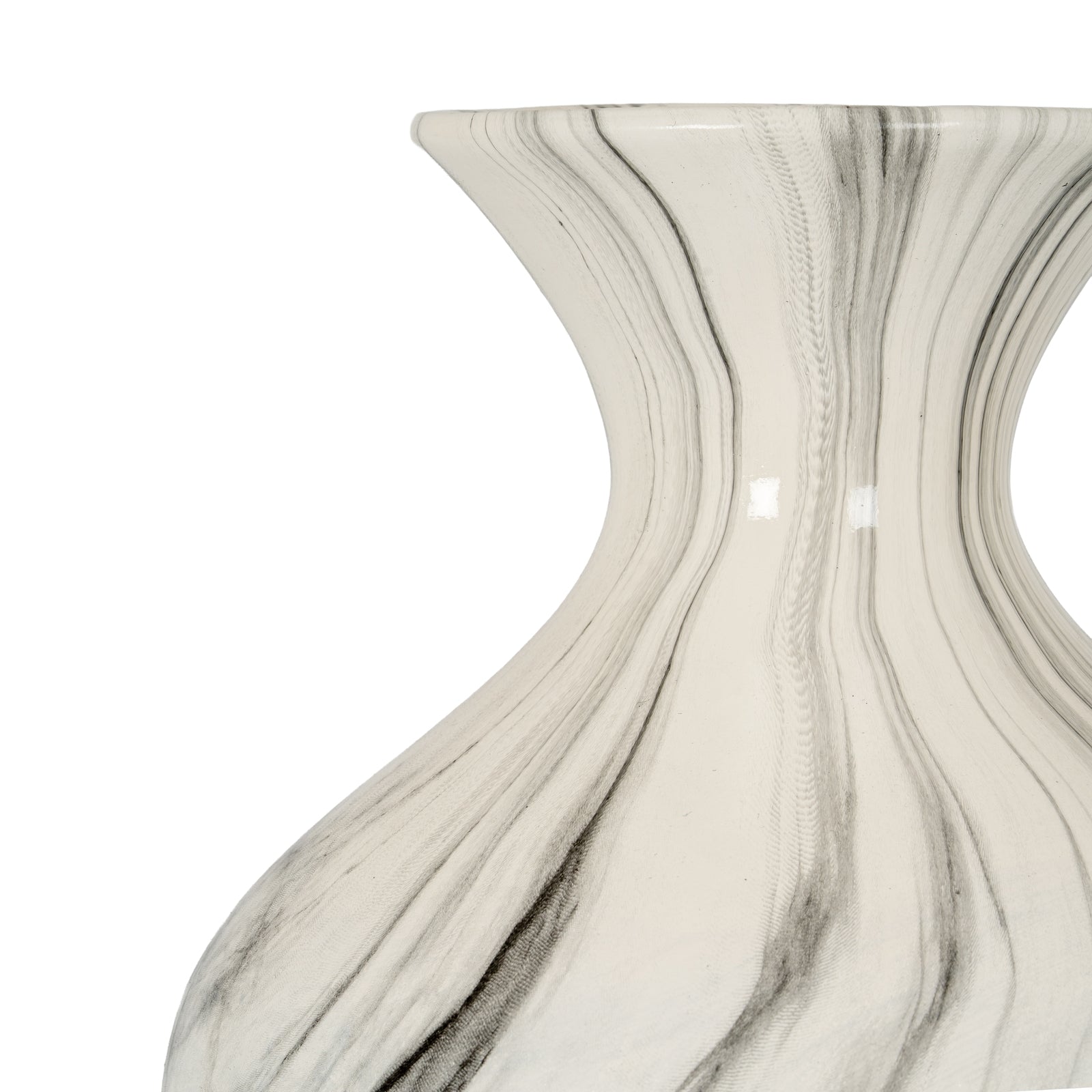 Marble Ellipse Large Vase