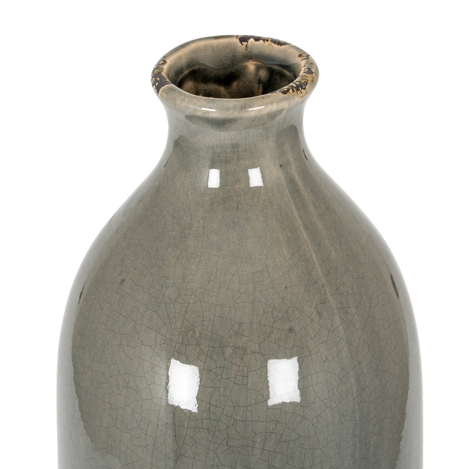 Garda Grey Glazed Gisela Vase