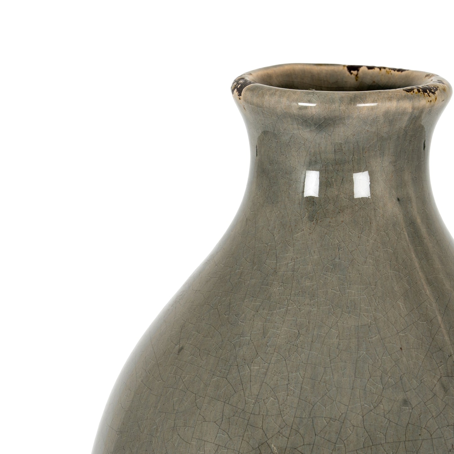 Garda Grey Glazed Gisela Vase