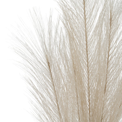 Bleached  Large Faux Pampas Grass Stem