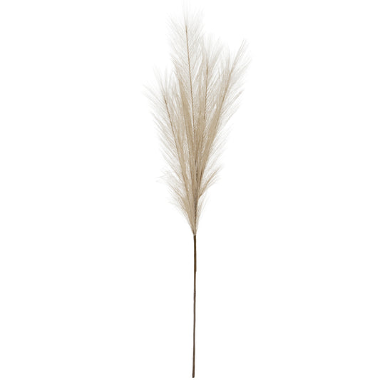 Bleached  Large Faux Pampas Grass Stem