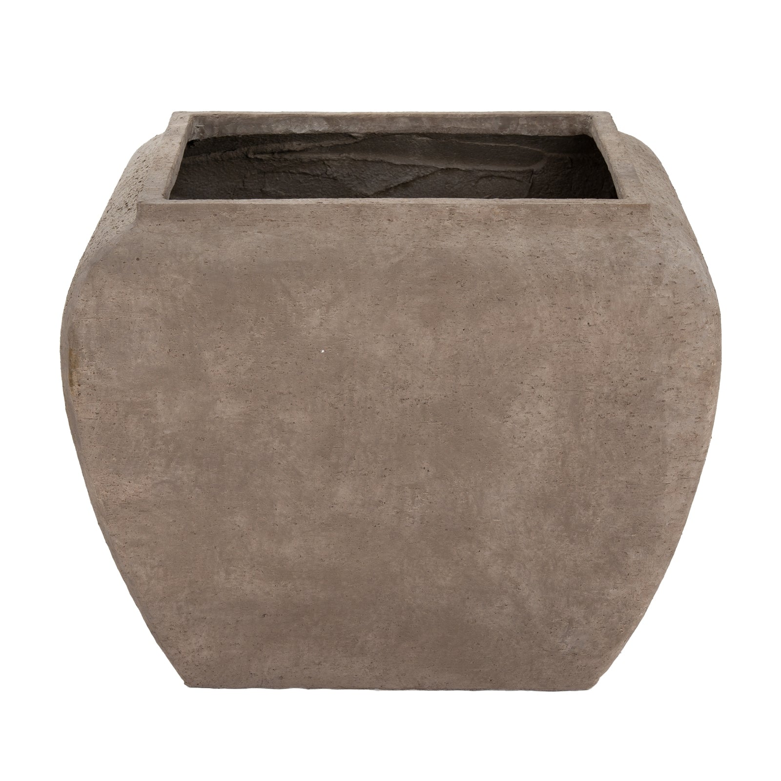 Umber Square Drum Set Of 2 Planters