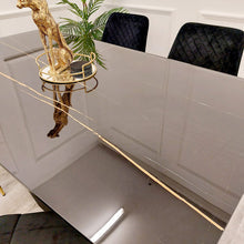 PROMO Apollo 1.6 Black Dining Table with Black Sintered Stone