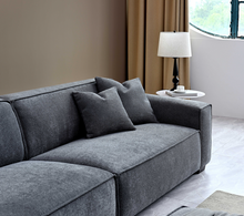 Aluxo Dakota Sofa Range in Charcoal Boucle