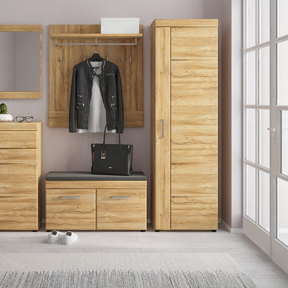 Cortina Tall cupboard (RH) in Grandson Oak