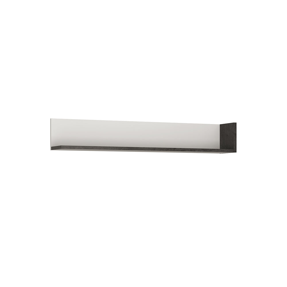 Zingaro Wall shelf 133 cm in Grey and White