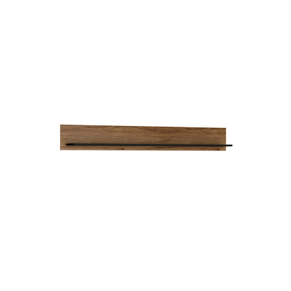 Brolo Wall shelf 167 cm in Walnut and Black