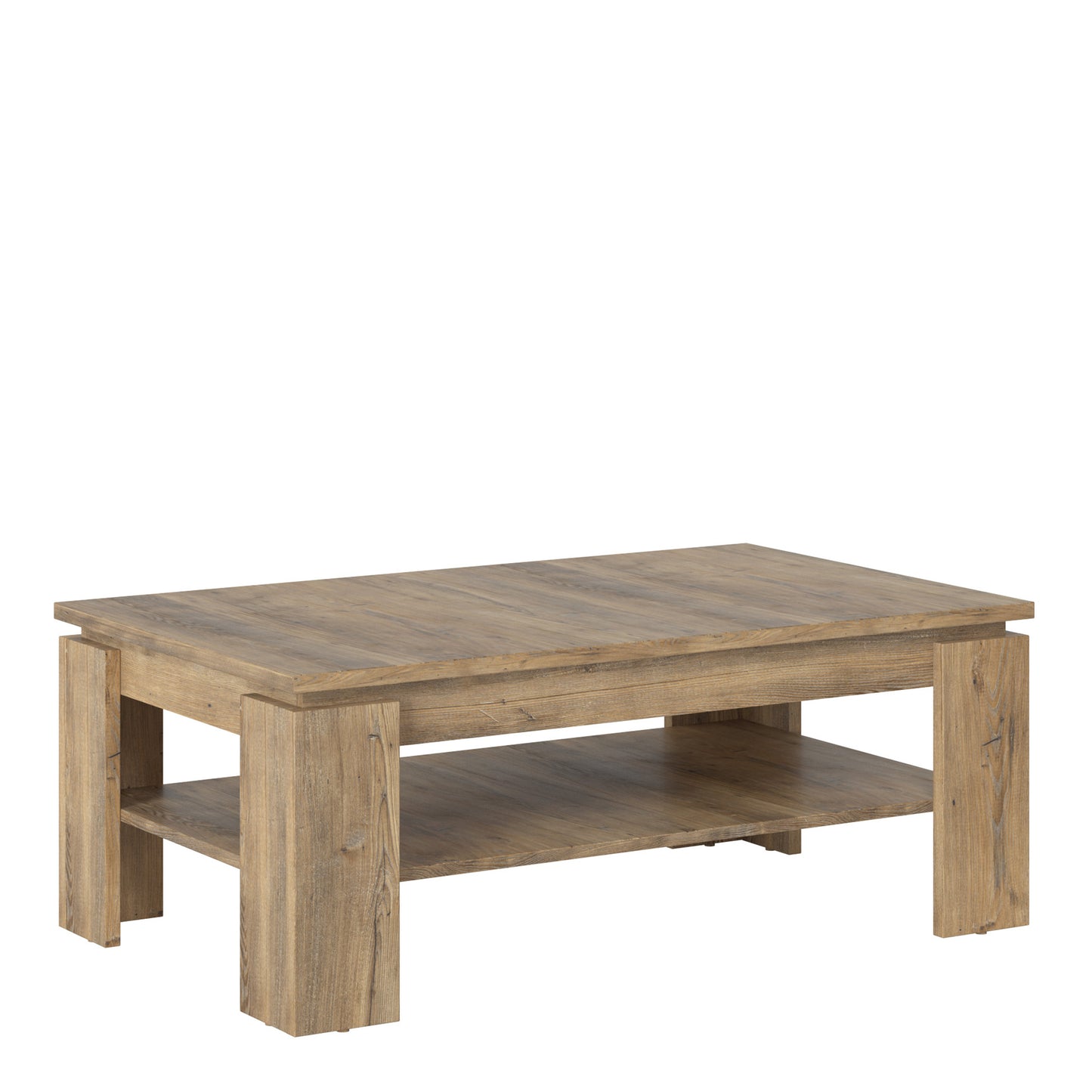 Rapallo Large coffee table in Chestnut and Matera Grey