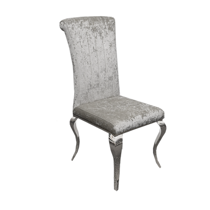 Nicole Dining Chair ALL COLOURS with Plain Back, Line Cross Stitch