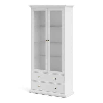 Paris China cabinet in White