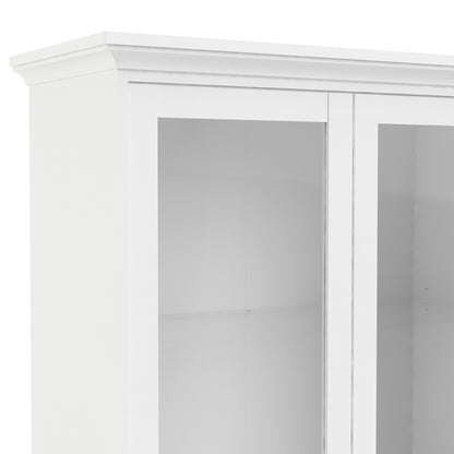 Paris China cabinet in White