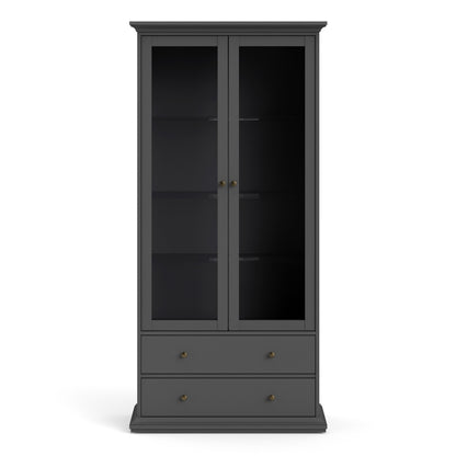 Paris China cabinet in Matt Grey