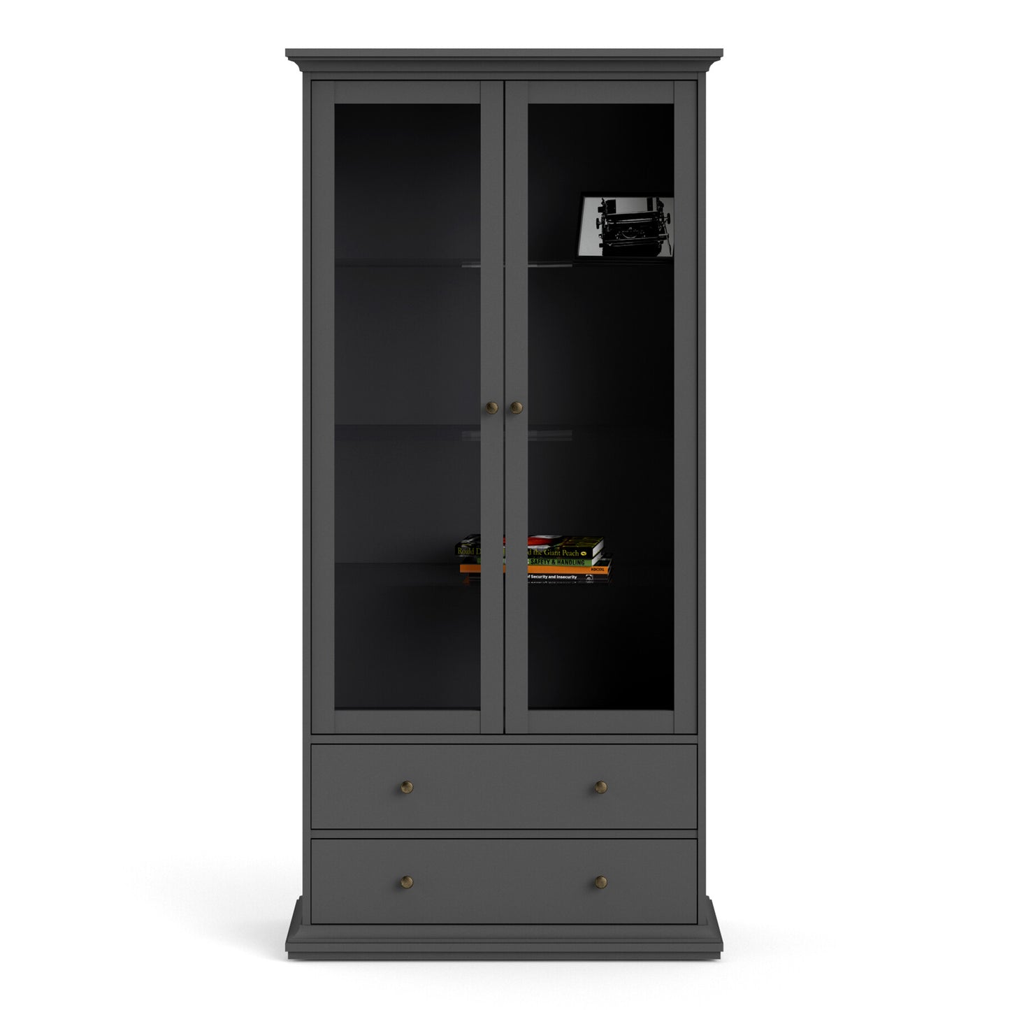 Paris China cabinet in Matt Grey