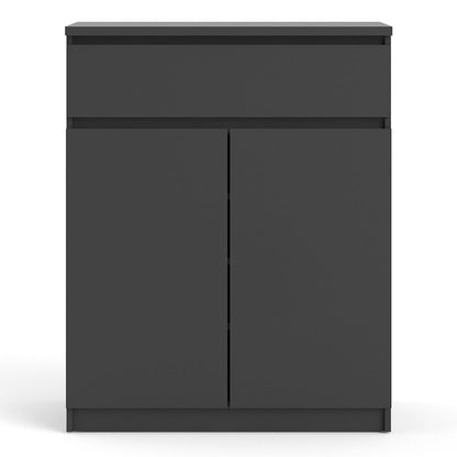 Naia Sideboard - 1 Drawer 2 Doors in Black Matt